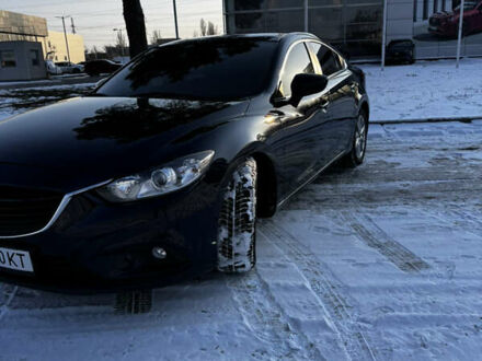 Синий Мазда 6, объемом двигателя 2 л и пробегом 142 тыс. км за 14600 $, фото 1 на Automoto.ua