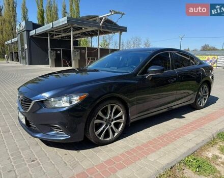 Синий Мазда 6, объемом двигателя 2.49 л и пробегом 123 тыс. км за 12000 $, фото 1 на Automoto.ua