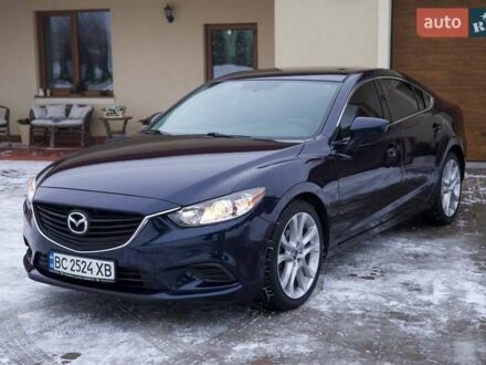 Синий Мазда 6, объемом двигателя 2.49 л и пробегом 186 тыс. км за 15000 $, фото 1 на Automoto.ua