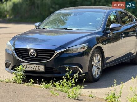 Синий Мазда 6, объемом двигателя 2.19 л и пробегом 178 тыс. км за 15500 $, фото 1 на Automoto.ua