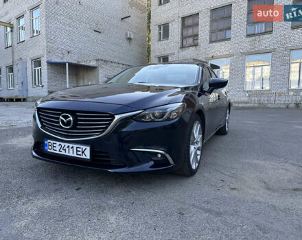 Синий Мазда 6, объемом двигателя 2.49 л и пробегом 102 тыс. км за 14600 $, фото 1 на Automoto.ua
