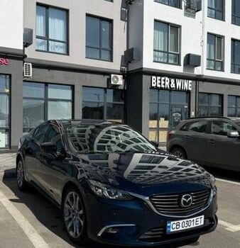 Синий Мазда 6, объемом двигателя 2.49 л и пробегом 100 тыс. км за 17200 $, фото 1 на Automoto.ua