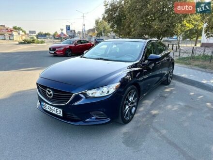 Синий Мазда 6, объемом двигателя 2.49 л и пробегом 160 тыс. км за 9500 $, фото 1 на Automoto.ua
