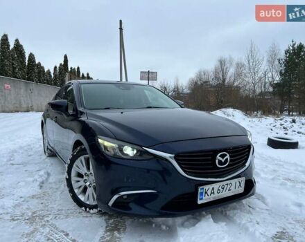 Синий Мазда 6, объемом двигателя 2.49 л и пробегом 176 тыс. км за 14800 $, фото 1 на Automoto.ua