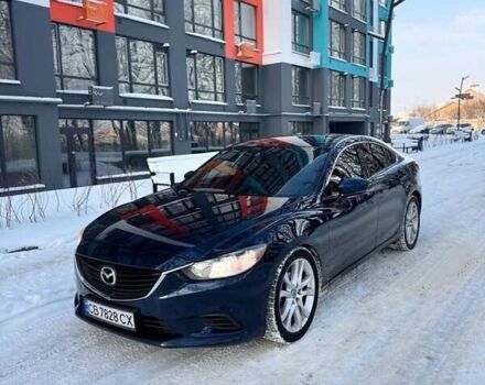 Синий Мазда 6, объемом двигателя 2.5 л и пробегом 113 тыс. км за 13000 $, фото 1 на Automoto.ua