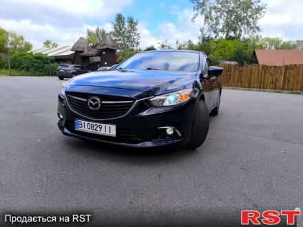 Синий Мазда 6, объемом двигателя 2.5 л и пробегом 158 тыс. км за 12300 $, фото 1 на Automoto.ua