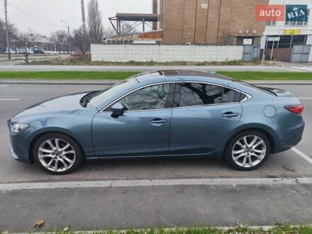 Синій Мазда 6, об'ємом двигуна 2.49 л та пробігом 152 тис. км за 14000 $, фото 1 на Automoto.ua