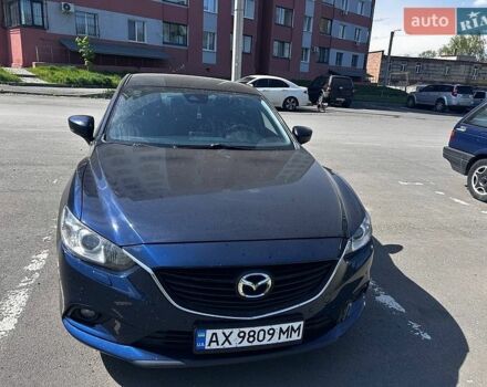 Синий Мазда 6, объемом двигателя 2 л и пробегом 145 тыс. км за 14900 $, фото 1 на Automoto.ua