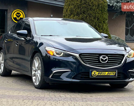 Синий Мазда 6, объемом двигателя 2.49 л и пробегом 105 тыс. км за 15999 $, фото 1 на Automoto.ua