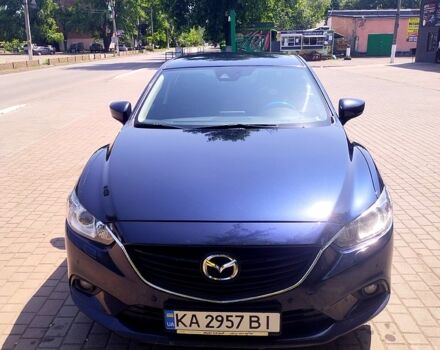 Синий Мазда 6, объемом двигателя 2 л и пробегом 141 тыс. км за 16000 $, фото 1 на Automoto.ua