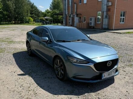 Синий Мазда 6, объемом двигателя 2.49 л и пробегом 107 тыс. км за 17500 $, фото 1 на Automoto.ua