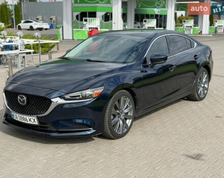 Синий Мазда 6, объемом двигателя 2.49 л и пробегом 200 тыс. км за 14000 $, фото 1 на Automoto.ua