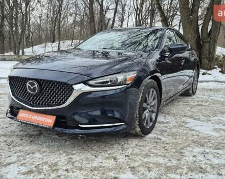 Синий Мазда 6, объемом двигателя 2.49 л и пробегом 78 тыс. км за 17500 $, фото 1 на Automoto.ua