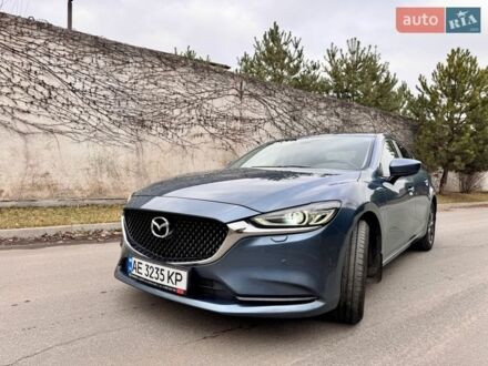Синий Мазда 6, объемом двигателя 2 л и пробегом 100 тыс. км за 20000 $, фото 1 на Automoto.ua