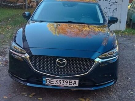 Синий Мазда 6, объемом двигателя 2.49 л и пробегом 49 тыс. км за 17500 $, фото 1 на Automoto.ua