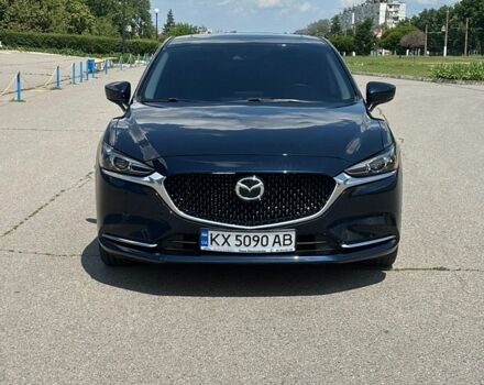 Синий Мазда 6, объемом двигателя 2.49 л и пробегом 53 тыс. км за 18500 $, фото 1 на Automoto.ua