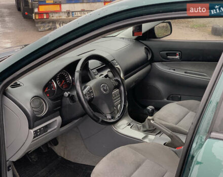 Зеленый Мазда 6, объемом двигателя 1.8 л и пробегом 241 тыс. км за 3950 $, фото 16 на Automoto.ua