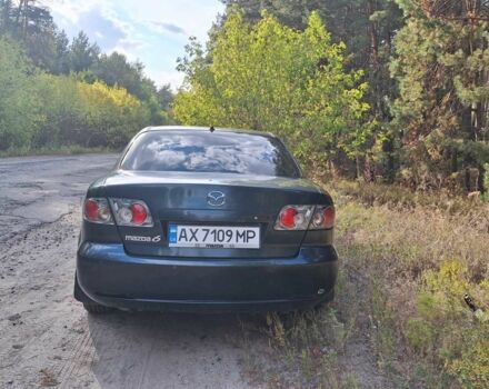 Зеленый Мазда 6, объемом двигателя 2 л и пробегом 276 тыс. км за 4800 $, фото 2 на Automoto.ua