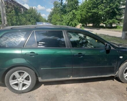 Зеленый Мазда 6, объемом двигателя 2 л и пробегом 300 тыс. км за 2000 $, фото 2 на Automoto.ua