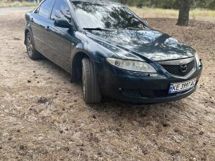 Зеленый Мазда 6, объемом двигателя 2 л и пробегом 375 тыс. км за 4500 $, фото 1 на Automoto.ua