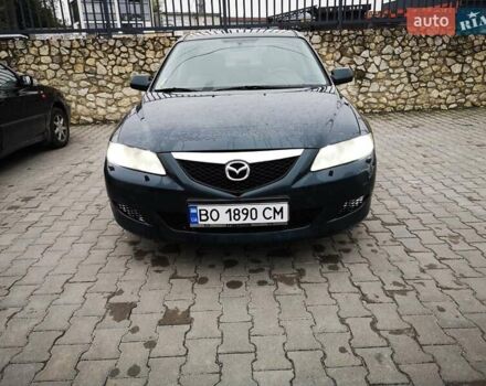Зеленый Мазда 6, объемом двигателя 2 л и пробегом 248 тыс. км за 4350 $, фото 1 на Automoto.ua