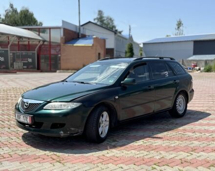 Зеленый Мазда 6, объемом двигателя 2 л и пробегом 265 тыс. км за 1450 $, фото 1 на Automoto.ua