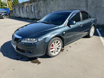 Зеленый Мазда 6, объемом двигателя 2 л и пробегом 152 тыс. км за 5500 $, фото 1 на Automoto.ua