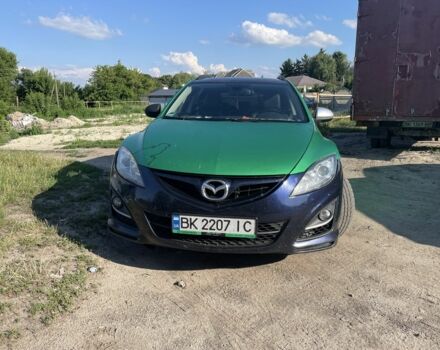Зеленый Мазда 6, объемом двигателя 2.2 л и пробегом 310 тыс. км за 7000 $, фото 1 на Automoto.ua
