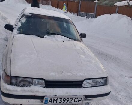 Белый Мазда 626, объемом двигателя 2 л и пробегом 288 тыс. км за 370 $, фото 1 на Automoto.ua