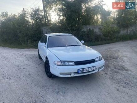 Белый Мазда 626, объемом двигателя 1.99 л и пробегом 425 тыс. км за 1150 $, фото 1 на Automoto.ua
