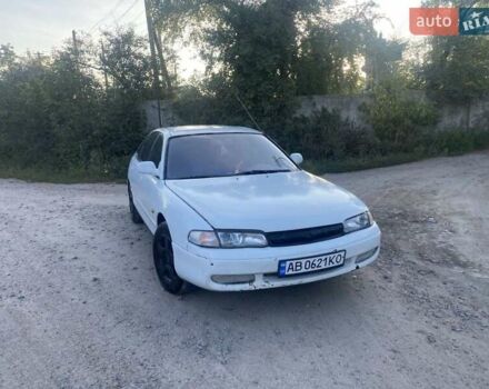 Белый Мазда 626, объемом двигателя 1.99 л и пробегом 425 тыс. км за 1150 $, фото 1 на Automoto.ua