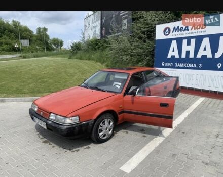 Красный Мазда 626, объемом двигателя 2 л и пробегом 500 тыс. км за 907 $, фото 6 на Automoto.ua