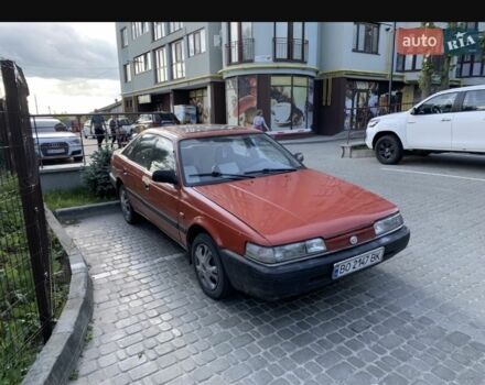 Красный Мазда 626, объемом двигателя 2 л и пробегом 500 тыс. км за 907 $, фото 3 на Automoto.ua