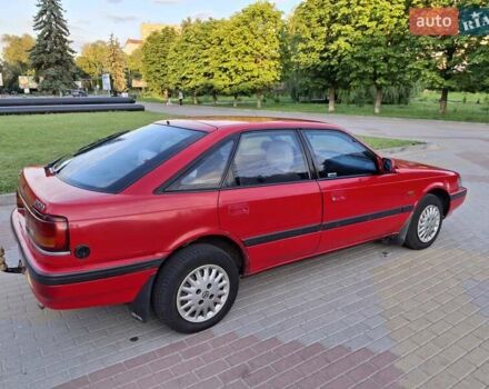 Красный Мазда 626, объемом двигателя 1.8 л и пробегом 480 тыс. км за 1600 $, фото 7 на Automoto.ua