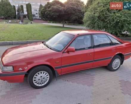 Красный Мазда 626, объемом двигателя 1.8 л и пробегом 480 тыс. км за 1600 $, фото 5 на Automoto.ua