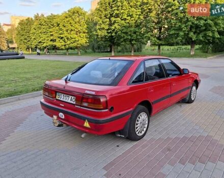 Красный Мазда 626, объемом двигателя 1.8 л и пробегом 480 тыс. км за 1600 $, фото 3 на Automoto.ua