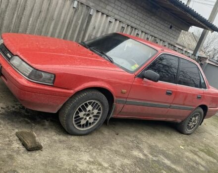 Красный Мазда 626, объемом двигателя 2 л и пробегом 450 тыс. км за 1400 $, фото 2 на Automoto.ua