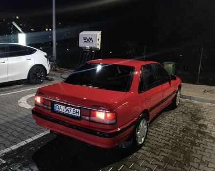 Червоний Мазда 626, об'ємом двигуна 1.8 л та пробігом 91 тис. км за 1500 $, фото 2 на Automoto.ua