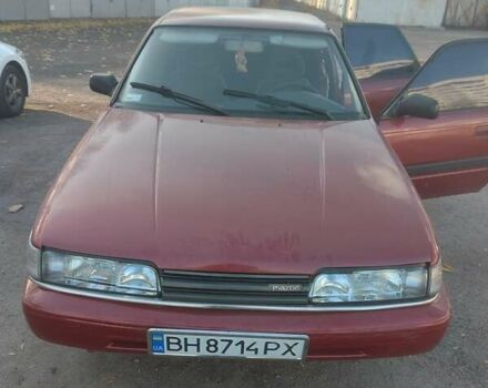 Красный Мазда 626, объемом двигателя 2.18 л и пробегом 200 тыс. км за 1500 $, фото 6 на Automoto.ua