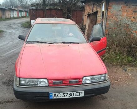 Красный Мазда 626, объемом двигателя 2 л и пробегом 200 тыс. км за 1500 $, фото 7 на Automoto.ua