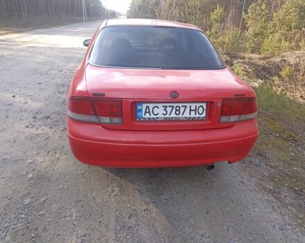 Красный Мазда 626, объемом двигателя 2 л и пробегом 50 тыс. км за 500 $, фото 3 на Automoto.ua
