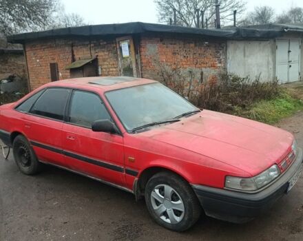 Красный Мазда 626, объемом двигателя 2 л и пробегом 200 тыс. км за 1500 $, фото 1 на Automoto.ua