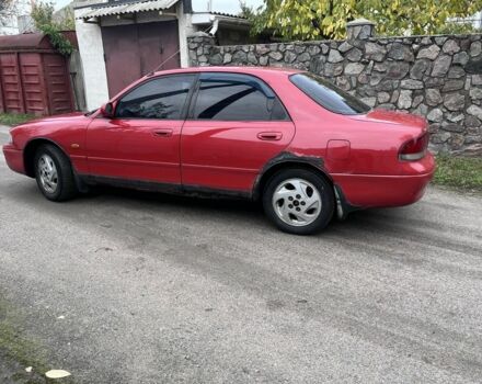 Красный Мазда 626, объемом двигателя 1.8 л и пробегом 248 тыс. км за 1000 $, фото 4 на Automoto.ua