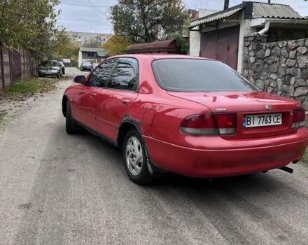 Красный Мазда 626, объемом двигателя 1.8 л и пробегом 248 тыс. км за 1000 $, фото 3 на Automoto.ua