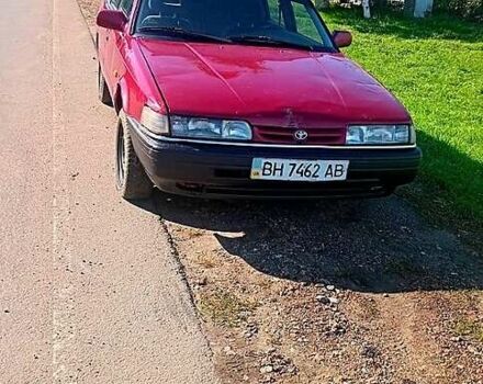 Красный Мазда 626, объемом двигателя 2 л и пробегом 23 тыс. км за 700 $, фото 2 на Automoto.ua