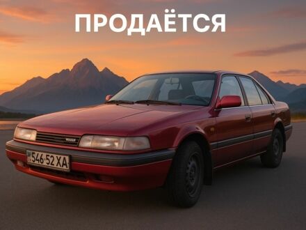 Красный Мазда 626, объемом двигателя 2.2 л и пробегом 370 тыс. км за 900 $, фото 1 на Automoto.ua