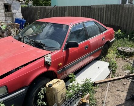 Красный Мазда 626, объемом двигателя 2 л и пробегом 3 тыс. км за 450 $, фото 1 на Automoto.ua