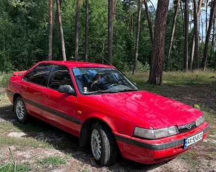 Красный Мазда 626, объемом двигателя 2 л и пробегом 10 тыс. км за 850 $, фото 1 на Automoto.ua