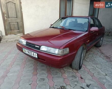 Красный Мазда 626, объемом двигателя 1.8 л и пробегом 485 тыс. км за 1499 $, фото 1 на Automoto.ua
