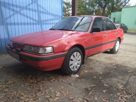 Красный Мазда 626, объемом двигателя 2.2 л и пробегом 280 тыс. км за 646 $, фото 1 на Automoto.ua